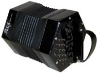 Stagi 30 Key Anglo Concertina. Black Ends. - Click Image to Close