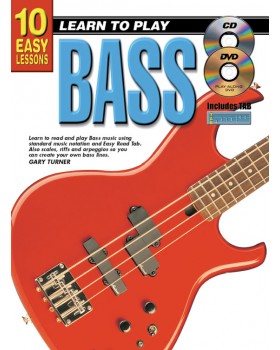 Learn to Play Bass - 10 Easy Lessons -CD & DVD Edition - Click Image to Close