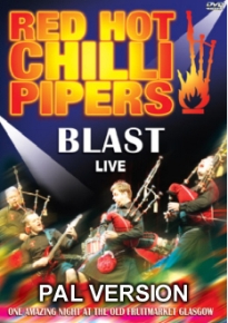 Red Hot Chilli Pipers-Blast Live DVD - Click Image to Close
