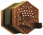 Stagi 30 Key Anglo Concertina Mahogany Ends - Click Image to Close